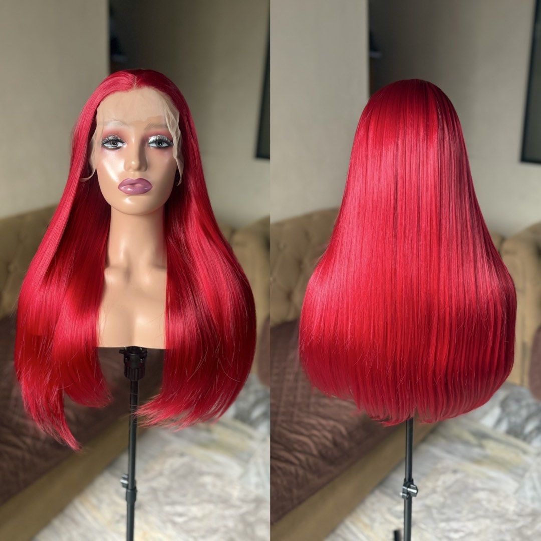 Red Lace Front Wig (Brand New!) (Category: Hair Accessories) located in Manila. Submitted by stellarwigs (Listing ID 1467846700, Image 1). Description: Red Lace Front Wig For Sale! Price: ₱1500 only! (brand new) ✅FREE PARTING (13x4) (30 Inches) ✅Can be curled or straightened and washed. ✅Futura Fiber Close to human hair. ✅Thick High Quality Hair. ✅What you see is what you get. ✅On Hand! Shipping available nationwide. ✅Same day delivery around met