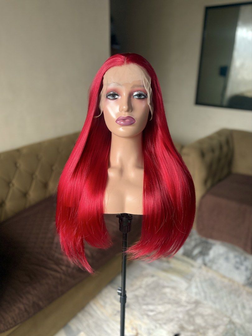 Red Lace Front Wig (Brand New!) (Category: Hair Accessories) located in Manila. Submitted by stellarwigs (Listing ID 1467846700, Image 2). Description: Red Lace Front Wig For Sale! Price: ₱1500 only! (brand new) ✅FREE PARTING (13x4) (30 Inches) ✅Can be curled or straightened and washed. ✅Futura Fiber Close to human hair. ✅Thick High Quality Hair. ✅What you see is what you get. ✅On Hand! Shipping available nationwide. ✅Same day delivery around met
