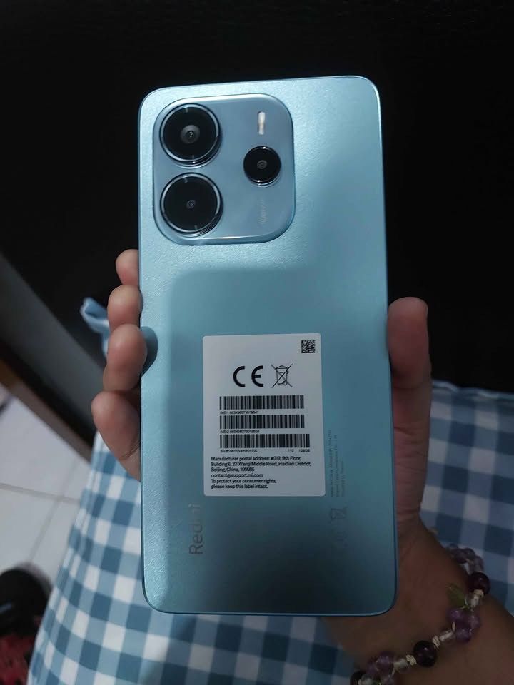 Redmi Note 14 Ocean Blue For Sale (Category: Xiaomi) located in Caloocan City. Submitted by happydeer_1791cc (Listing ID 1468052527, Image 3). Description: Redmi Note 14 Ocean Blue 6GB RAM 128GB ROM Sim Ejector and Charger not included, but I can include a different charger (new). Bought is last year for 9,000PhP in Glorietta. Used only once as an extra phone for travel. No issues. Good as new. RFS: Decluttering. Sellin price: 7,500PhP (Fixed) PU