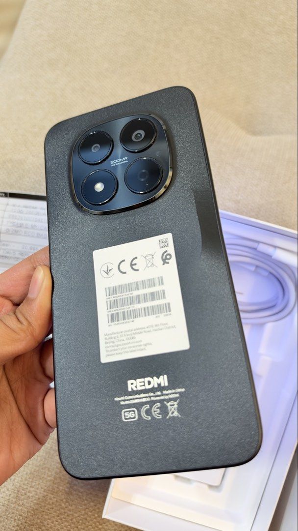Redmi Note 15Pro 5g (Category: Xiaomi) located in General Trias. Submitted by decluttergemz (Listing ID 1467962924, Image 3). Description: RFS: ayaw na gamitin Bought this last August 27, 2026 lang, ginamit lang pang watch ng youtube ng kid ko. Pero mas gusto niya yung apple ecosystem, ayaw sa android. Inclusion: unit, box, original charger and receipt Honest issue: dents and scratches, see photos nalang po. Other than that, wala na issue. Super 