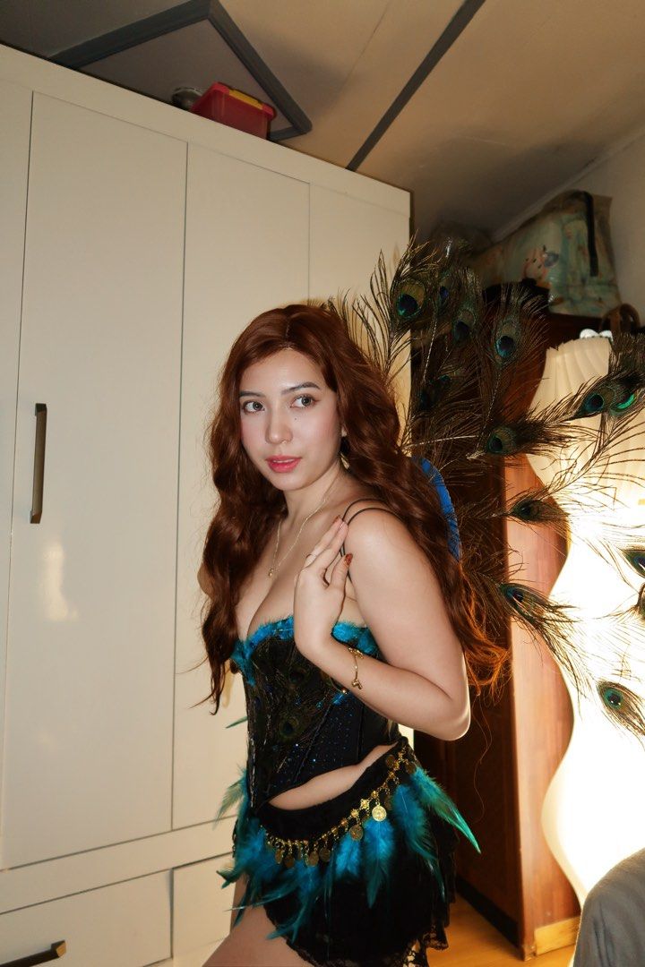 RENT: BOOKED TILL 31 Halloween Costume (Category: Sets or Coordinates) located in Rizal. Submitted by rrbbmm (Listing ID 1468051910, Image 3). Description: - CUSTOM MADE ✨ 30-31 NOT AVAILABLE - RENTAL ONLY — Open slots for oct-dec 2026, PEAK RATES for fri to sun ⭐️ - Includes what’s in the pic - XS TO M, adjustable tie back & garter waist FOR FAST INQUIRIES: message ig: robemaetioxon imess/no: 917 619 5223 socmed: moderna by robemae .