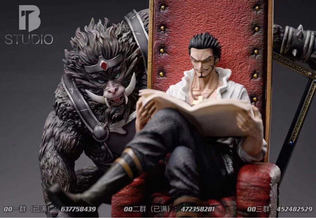 [RESIN] BT Studio - One Piece - Mihawk with Humandrills (Category: Figurines & Statues) located in Valenzuela. Submitted by _rurijichann (Listing ID 1467956420, Image 3). Description: DIMENSIONS: - H24.5cm W26cm D35cm METRO MANILA ONLY. LALAMOVE, GRAB OR PICK UP ONLY. LOCATION: VALENZUELA CITY MOP: BANK TRANSFER MEET UP BY SCHED: - CLOVERLEAF - TRINOMA - SM NORT EDSA - SM CALOOCAN.