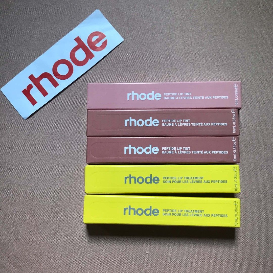 Rhode Lip Peptides (Category: Makeup) located in Pasuquin. Submitted by xixiaaa_cc (Listing ID 1467975320, Image 1). Description: Brand New Rhode Lip Peptides~ AVAILABLE SHADES: TOAST 🍞 RASPBERRY JELLY 🍇 SALTY TAN 🥜 ESPRESSO ☕ RIBBON 🎀 We accept Gcash/Bank Transfer as payment method. Pay as you order! Thank you! .