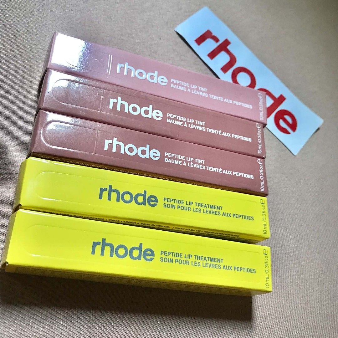 Rhode Lip Peptides (Category: Makeup) located in Pasuquin. Submitted by xixiaaa_cc (Listing ID 1467975320, Image 2). Description: Brand New Rhode Lip Peptides~ AVAILABLE SHADES: TOAST 🍞 RASPBERRY JELLY 🍇 SALTY TAN 🥜 ESPRESSO ☕ RIBBON 🎀 We accept Gcash/Bank Transfer as payment method. Pay as you order! Thank you! .
