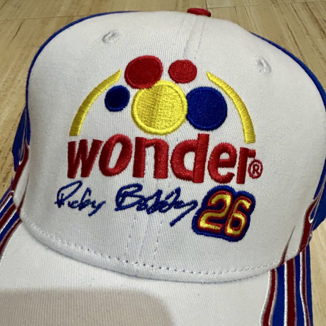 Ricky Bobby Wonder 26 Racing Cap (Category: Caps & Hats) located in Manila. Submitted by thrifto1 (Listing ID 1467966848, Image 2). Description: Plaridel Bulacan loc Detailed pictures posted 600 only As new condition Dm for sure buyer.