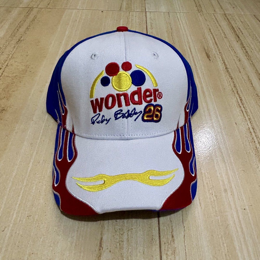Ricky Bobby Wonder 26 Racing Cap (Category: Caps & Hats) located in Manila. Submitted by thrifto1 (Listing ID 1467966848, Image 1). Description: Plaridel Bulacan loc Detailed pictures posted 600 only As new condition Dm for sure buyer.