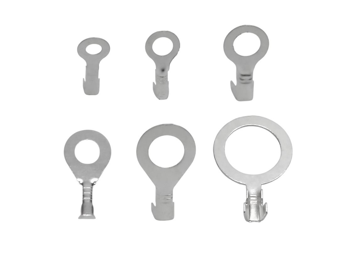 RING TERMINAL TIN PLATED SILVER HEAT-RESISTANT, 1-PC per ORDER (Category: Electrical, Adaptors & Sockets) located in Quezon City. Submitted by besteinpc (Listing ID 1467906423, Image 1). Description: RING TERMINAL TIN PLATED SILVER HEAT-RESISTANT, 1-PC per ORDER FEATURES: INNER DIAMETER 👉a. 3mm 👉b. 4mm 👉c. 5mm 👉d. 6mm 👉e. 8mm 👉f. 10mm 👉Brand: No Brand 👉Type: Crimp Connector 👉Termination Type: Crimping 👉Color: Silver 👉Contact Material: 