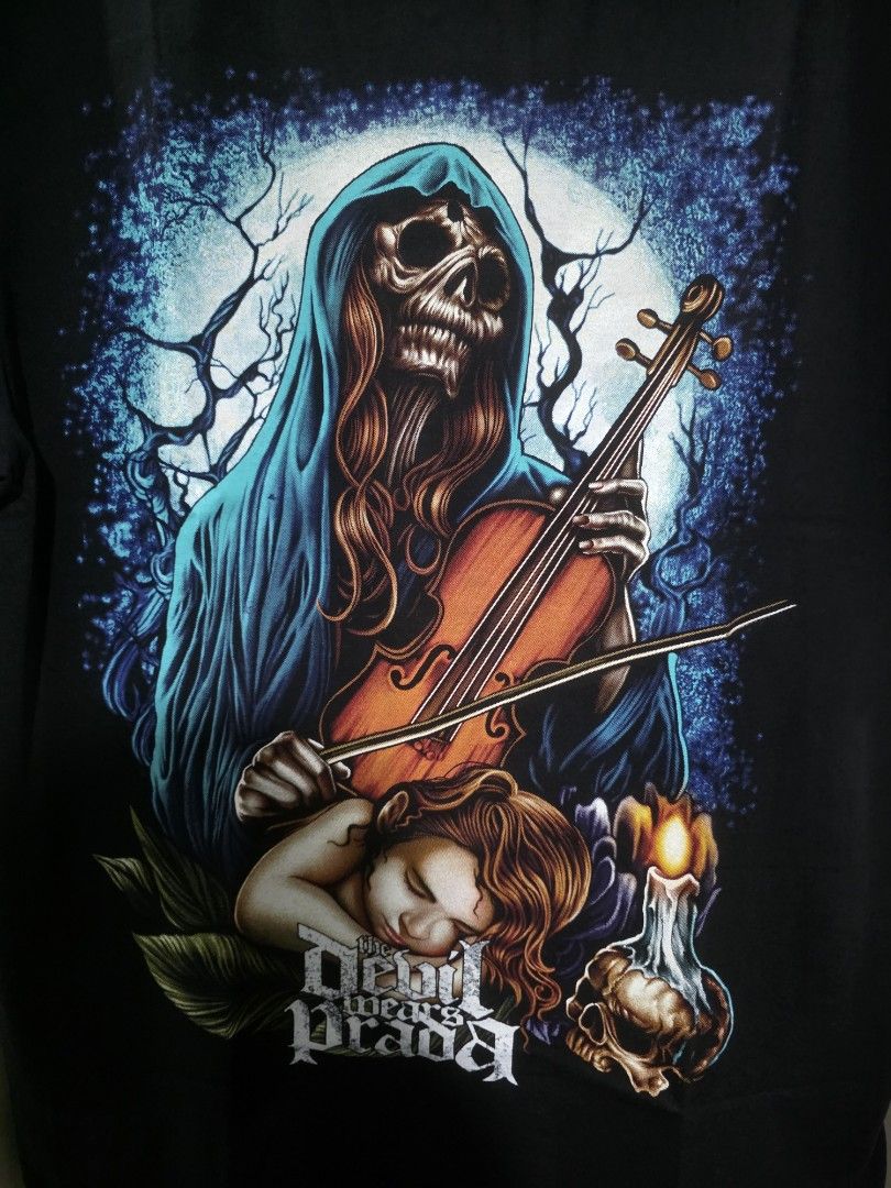 Rock Yeah The Devil Wears Prada Grim Reaper T-Shirt (Category: Tshirts & Polo Shirts ) located in Santa Rosa. Submitted by rowhell09 (Listing ID 1467982287, Image 3). Description: Rock Yeah The Devil Wears Prada Band Shirt Brandnew Large 22x29, 💸500 MOD. LBC MOP. BDO, GCASH LOC. NUEVA ECIJA Meet up. Santa rosa Nueva Ecija.