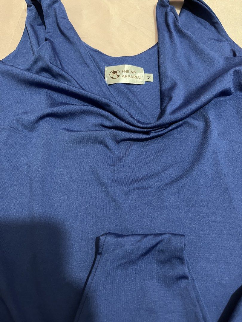 Royal Blue Sleeveless Bodysuit (Category: Others Tops) located in Tanza. Submitted by vhies_closet24 (Listing ID 1467885856, Image 2). Description: Details: • Color: Royal Blue • Style: Sleeveless, scoop-neck bodysuit • Fit: Stretchy and body-hugging • Perfect for casual wear, parties, or layering with jeans and skirts • Condition: Please see actual photos .