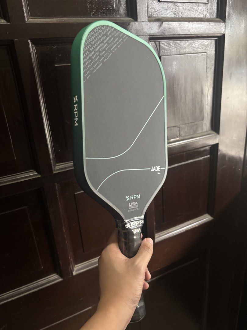 RPM Jade (Category: Racket and Ball Sports) located in Manila. Submitted by kyl.cng (Listing ID 1467906760, Image 2). Description: RPM JADE 💚 | BRAND NEW 💰 ₱5,799 ONLY! Negotiable for sure buyers. ✨ PRODUCT DETAILS * 📦 Brand New / Unused * 💚 Jade Green Colorway * 🏓 Super Clone / HIGH QUALITY OEM * ⚡ Full Foam Core * 🎯 Suitable for Open Play and Regular Games 📍 Metro Manila meet-up, subject to arrangement 🚚 LBC nationwide shipping, subject