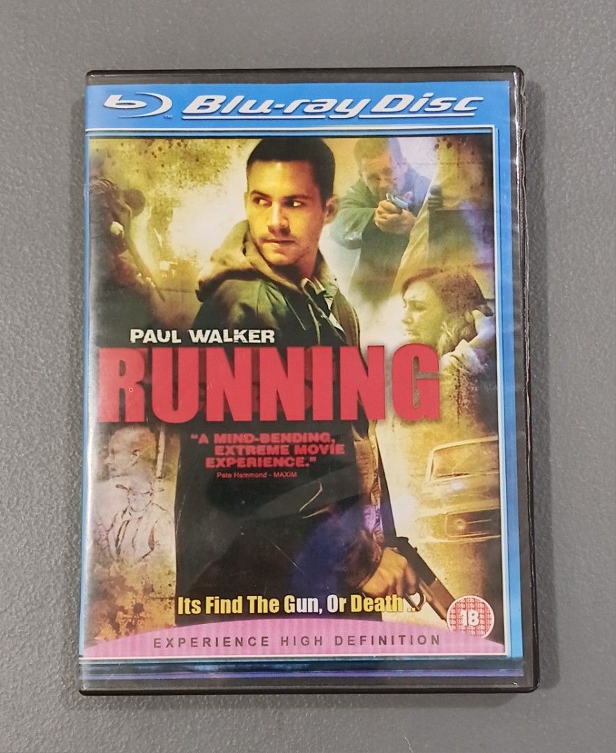 Running Blu-ray Copy DVD Starring Paul Walker Widescreen Edition (Category: CDs & DVDs) located in Bulacan. Submitted by honhonliz (Listing ID 1467875586, Image 1). Description: - Format: Blu-ray disc (Widescreen Edition) - Condition: Great shape (disc and case) - Starring: Paul Walker - Runtime: 98 minutes - Rating: PG (Action violence and brief strong language) - Audio/Subs: English and Spanish - Special Features: Theatrical trailer and origina