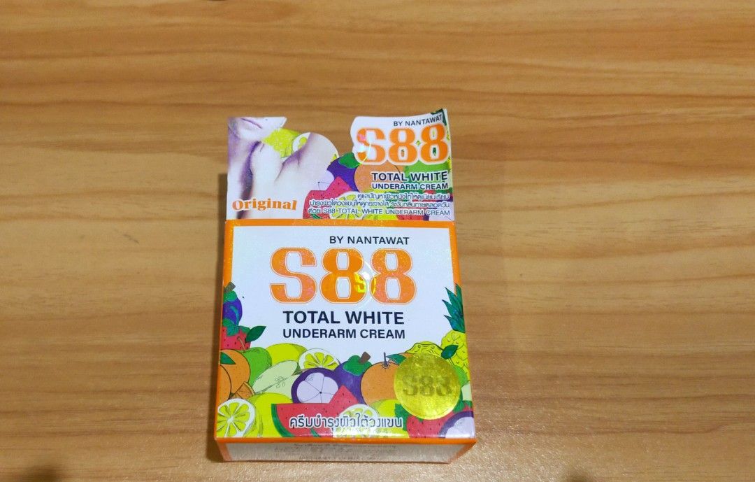 S88 Underarm Whitening Cream (Category: Sanitary Hygiene) located in Davao. Submitted by rebrandz (Listing ID 1468055801, Image 1). Description: For whiter underarms from Bangkok Thailand MONEY BACK GUARANTEE IF PROVEN FAKE.