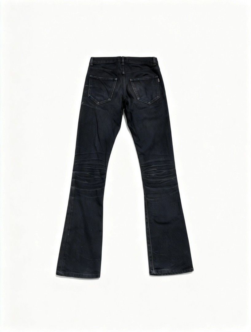SAINT LAURENT BOOTCUT (Category: Jeans) located in Davao. Submitted by welcar (Listing ID 1468010110, Image 2). Description: Waist 29-30 Length 42 Thigh 10.5 Hem 7 Front rise 9.5.