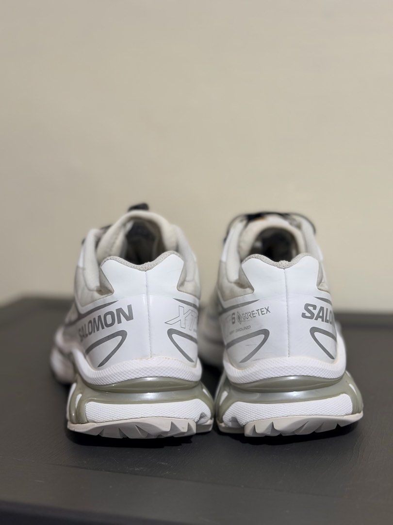 Salomon XT-6 Gore-Tex FW White/Silver (Category: Sneakers) located in Baguio. Submitted by snkr.essence (Listing ID 1467974334, Image 3). Description: Salomon XT-6 Gore-Tex FW White/Silver Size: 7 US 6.5 UK 25 CM Condition: Used Inclusions: Pair only Price: ₱6,800 + SF Check us out on: IG: snkr.essence Carousell: snkr.essence 🚚 📦Shipping Thru J&T (₱200 SF) 📍Baguio City - 2600.