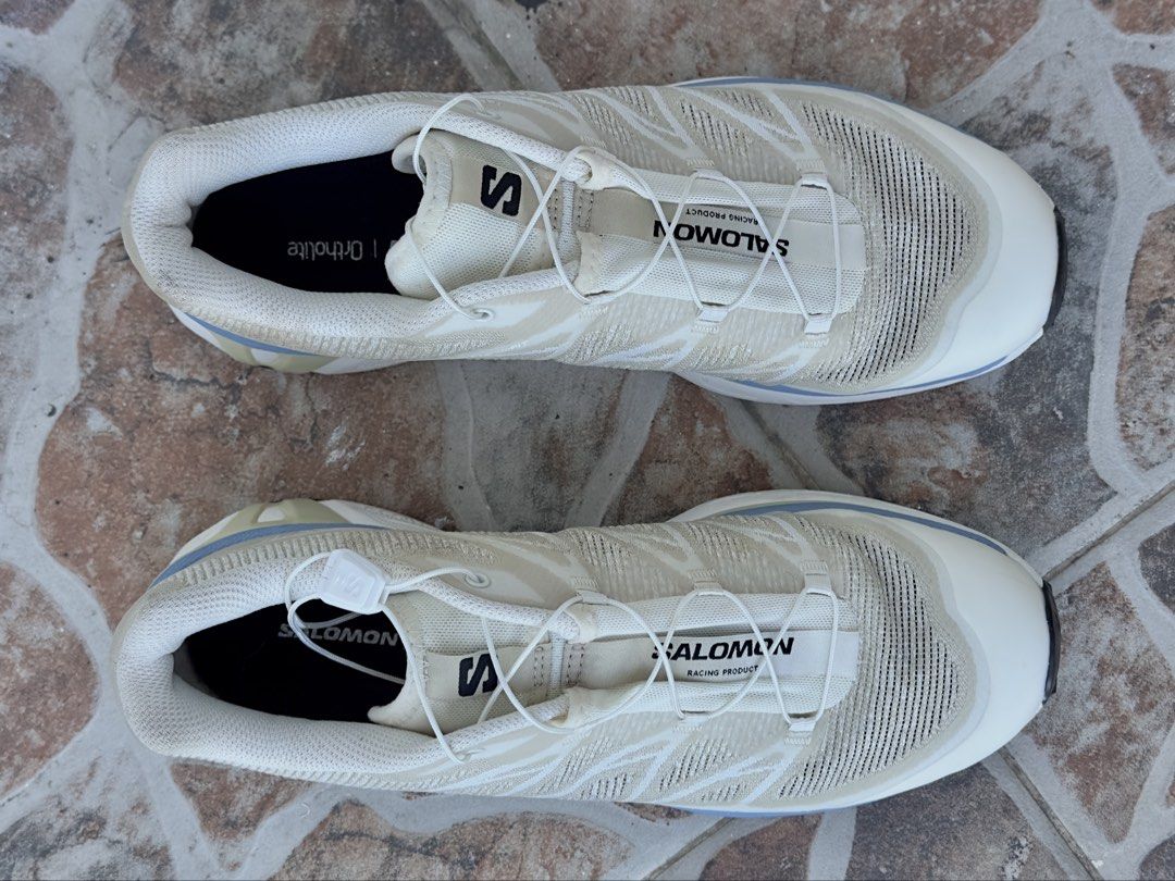 SALOMON XT-6 Vanilla Ice / Eucalyptus / Niagara (Beige) (Category: Sneakers) located in Manila. Submitted by crzboi (Listing ID 1467926670, Image 3). Description: Salomon XT-6 Vanilla Ice / Eucalyptus / Niagara - Beige (Unisex) Condition: 9.5/10 – Mint condition, worn twice only! • Size: US Men’s 9.5 / US Women’s 10.5 • Bought in Tokyo last May 2026 • No original box • RFS: Don't like how it looks on my feet Retail: ₱12,990 Selling Price: ₱9,500 