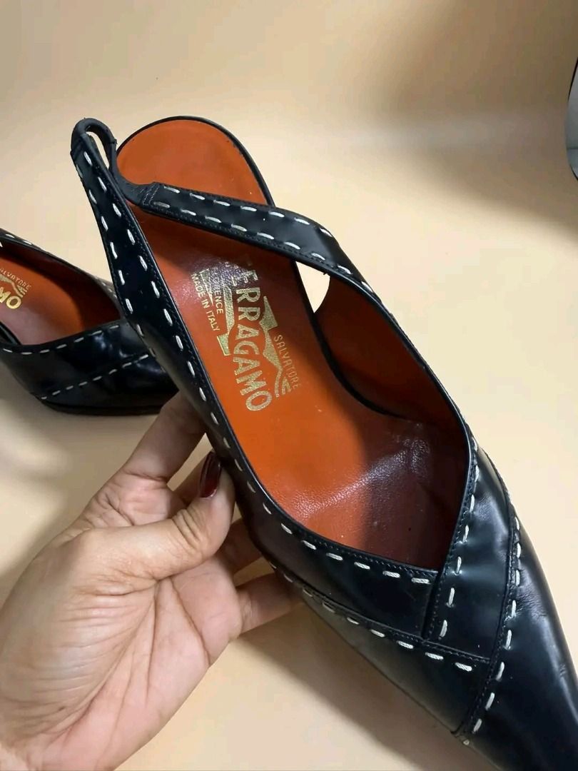 Salvatore Ferragamo (Category: Sandals) located in Caloocan City. Submitted by ritubado_19 (Listing ID 1467847899, Image 3). Description: ✨𝘞𝘰𝘮𝘦𝘯 6.5 ✨𝘌𝘶𝘳 37 ✨𝘊𝘮 23.5 Still in excellent condition Authentic Negotiable .
