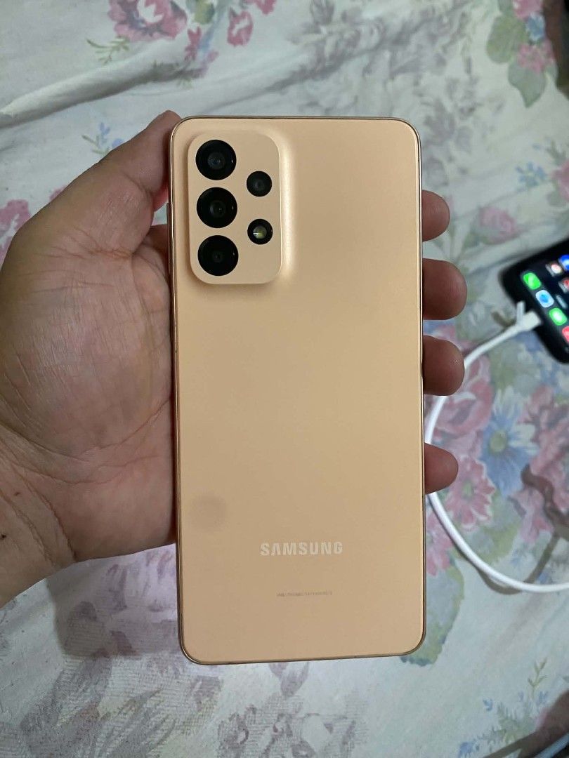 Samsung A33 5G 128GB (Category: Samsung) located in Pasig City. Submitted by rafmarc (Listing ID 1466534096, Image 1). Description: 📱 SAMSUNG GALAXY A33 5G 💰 ₱5,800 SLIGHT NEGOTIABLE SPECS: • 8GB RAM + 128GB ROM • 6.4” FHD+ Super AMOLED, 90Hz • Android 16 | Exynos 1280 5G • 48MP Quad Camera with OIS • 13MP Front Camera • 5000mAh Battery | Type-C • In-display Fingerprint • IP67 Water & Dust Resistant • Gorilla Glass 5 📍 Meet-up only at your pre