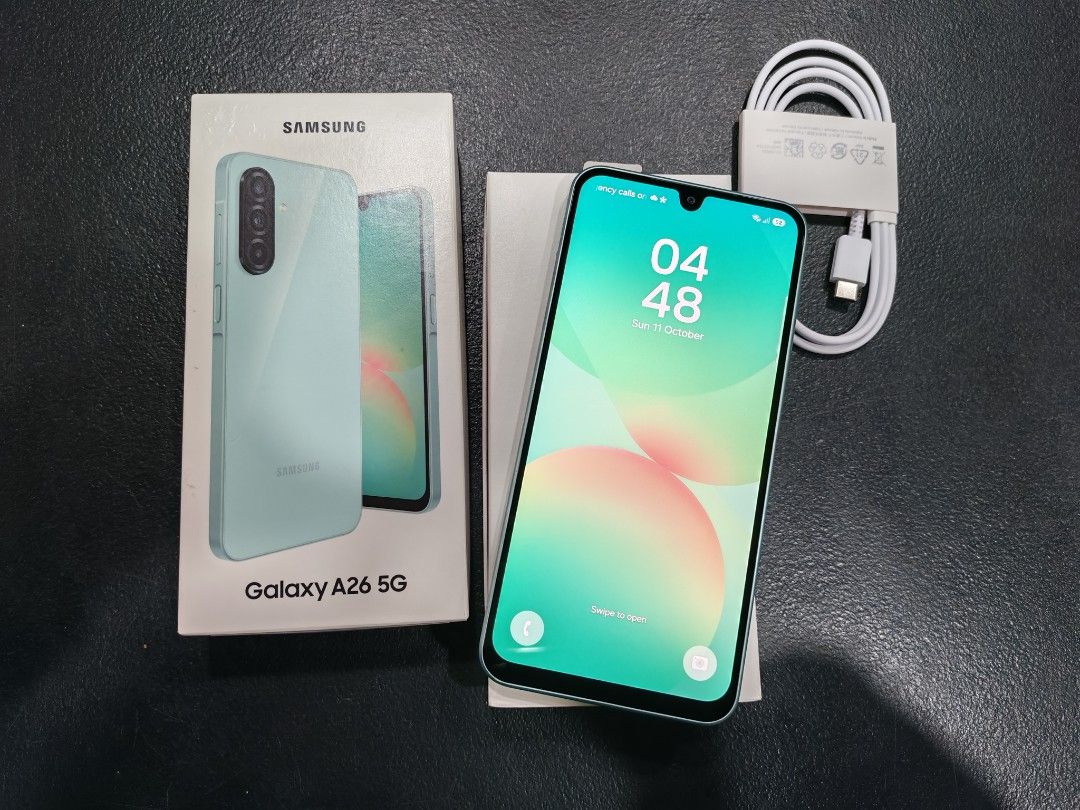 Samsung Galaxy A26 5G (6/128GB) (Category: Samsung) located in Camiling. Submitted by janrags (Listing ID 1467911663, Image 3). Description: Samsung A26 5G 6GB RAM + 128GB Storage Unboxed only, condition is as same as brand new. Complete inclusions..