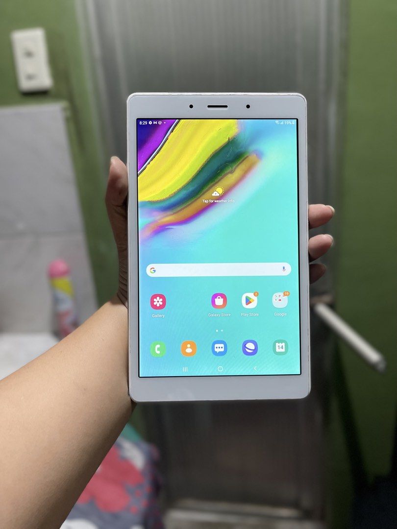 Samsung Tab A T295 (Category: Android) located in Manila. Submitted by gadget_hub_199 (Listing ID 1467968160, Image 1). Description: 100% Original 📌NTC approved ✅ 🌸SAMSUNG GALAXY TAB A T295🌸 2/32 gb Android 11 8 inches 5100mAh Battery With sim slot ✅ Wifi ✅ You can download Latest Apps ✅ Not Fake Storage ✅❗️ Pick up : kabatuhan brgy 168 Deparo North Caloocan Deliver thru : Lalamove / J&T.