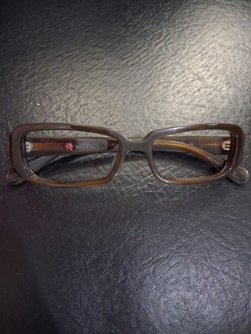 Samurai Rectangular Eyewear Frame Unisex Made In Japan (Category: Sunglasses & Eyewear) located in Mandaluyong City. Submitted by daddyjpanlilio24 (Listing ID 1467879424, Image 1). Description: P 1000 FIX PRICE+SF Width 135mm Temple 140mm Unisex No case No issue No pic worn Mandaluyong Shipping/Payment: Gcash/Maya Jnt payment 1st no COD Lalamove payment upon rider pick up.