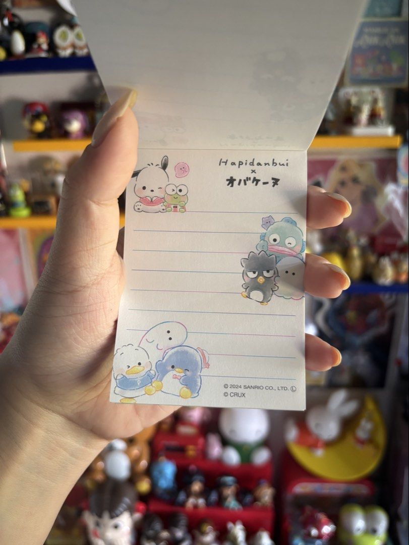 Sanrio and Obake Memo Pad (Category: Stationery & School Supplies) located in Caloocan City. Submitted by meowietrinkets (Listing ID 1467894564, Image 3). Description: .