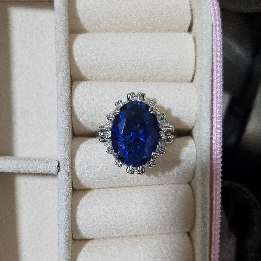 Sapphire Power Ring (Category: Rings) located in Manila. Submitted by cloudita (Listing ID 1467999909, Image 1). Description: Used once only. :) Adjustable and with marking.
