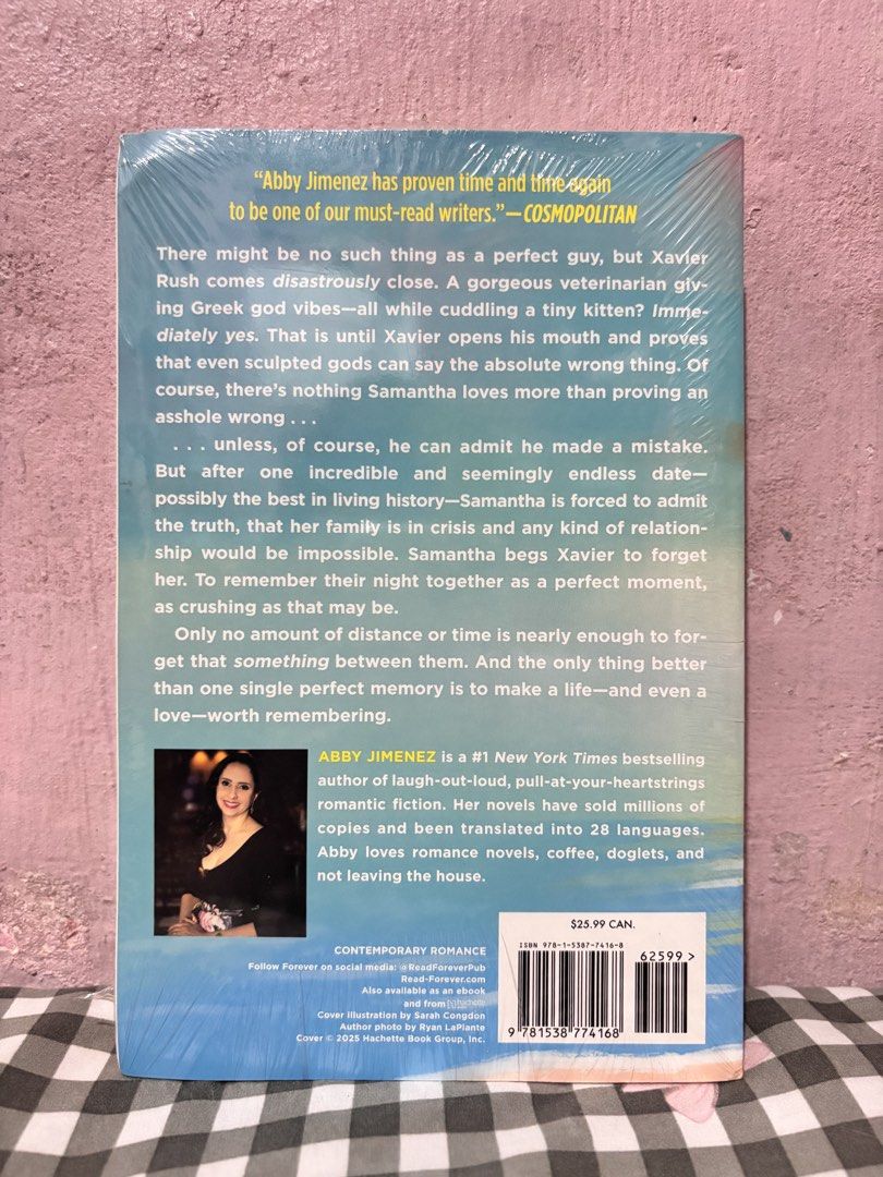 Say You'll Remember Me by Abby Jimenez (Category: Storybooks) located in Manila. Submitted by rieselling (Listing ID 1467970817, Image 2). Description: - Title: Say You'll Remember Me by Abby Jimenez - Genre: Bestselling Contemporary Romance (Xavier & Samantha's story) - Format: Paperback - Condition: Brand new, still wrapped in plastic packaging - ISBN: 978-1-5387-7416-8 - Clean and pristine copy, ready to ship!.