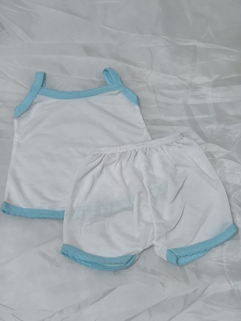 Scallop Terno Sando and Shorts (Category: Babies & Kids Fashion) located in Pasay City. Submitted by rimarima_ (Listing ID 1467860596, Image 2). Description: Scallop Terno Sando and Shorts 0-6 months Php49.