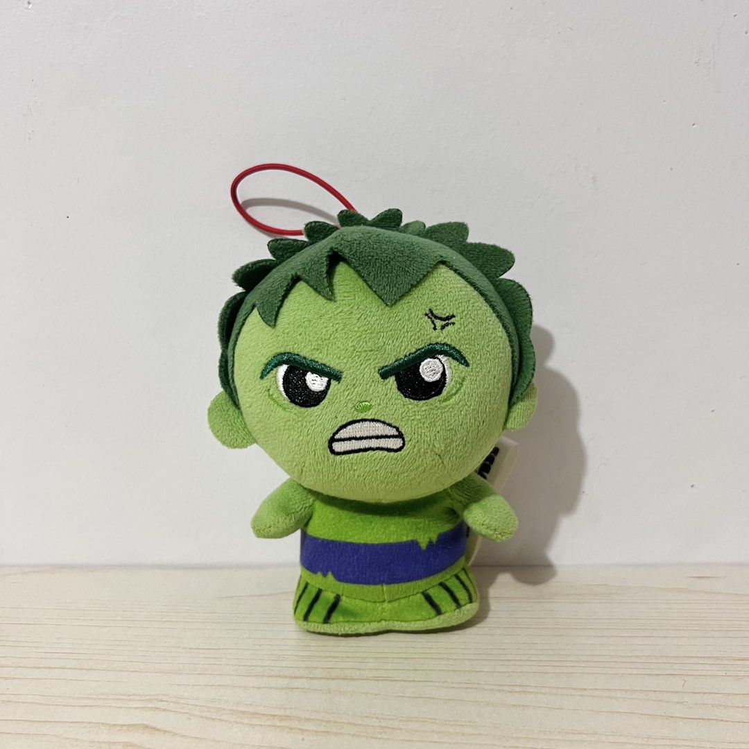 Sega Marvel Moipon Hulk Plush height: 12cm - Php 250 (Category: Character Goods) located in Davao. Submitted by pandorastoybox (Listing ID 1468027926, Image 1). Description: Sega Marvel Moipon Hulk Plush height: 12cm - Php 250.