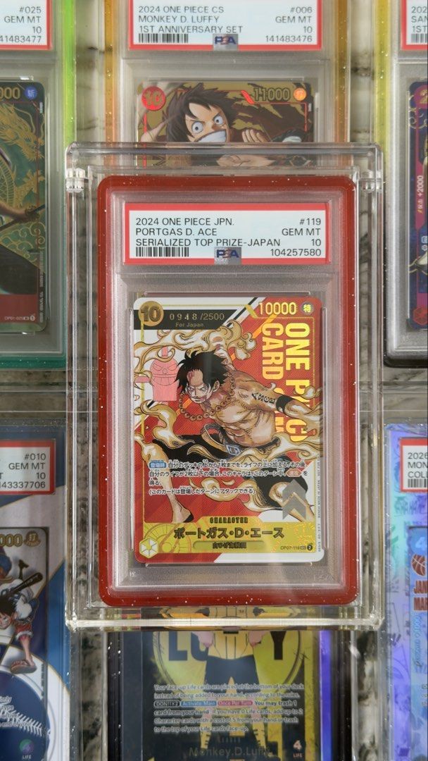 Serialized ace for japan (Category: Graded Singles) located in Manila. Submitted by oneboxdaily (Listing ID 1468036518, Image 1). Description: 340k only serious collectors grail! .