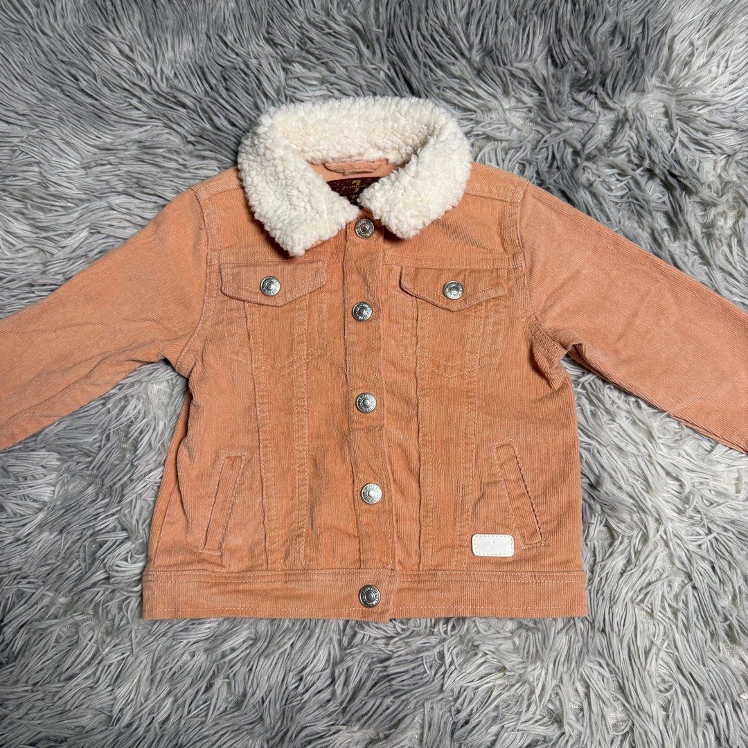 Seven for all Mankind Corduroy Button Down Jacket 18months (Category: Babies & Kids Fashion) located in Valenzuela. Submitted by itshanaaaaa_ (Listing ID 1467929736, Image 2). Description: Seven for all Mankind ♡ Corduroy Button Down Jacket CODE: TMH020 SIZE: 18months CONDITION: EUC — like new ₱250 MINE + CODE ♡ — Once yours, please fill out the order form to proceed. — NO CANCELLATION once claimed. — PAYMENT FIRST • NO COD .