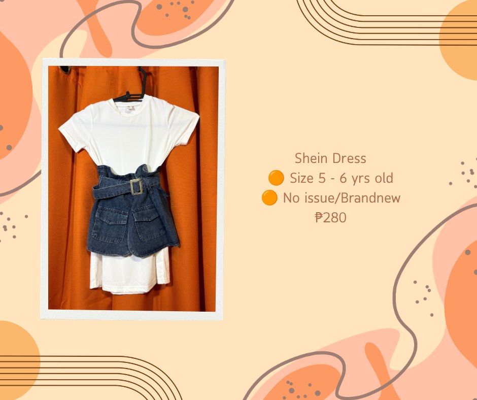 Shein Dress (Category: Babies & Kids Fashion) located in Calamba. Submitted by young_kathhhhh (Listing ID 1467912839, Image 1). Description: 6Y.
