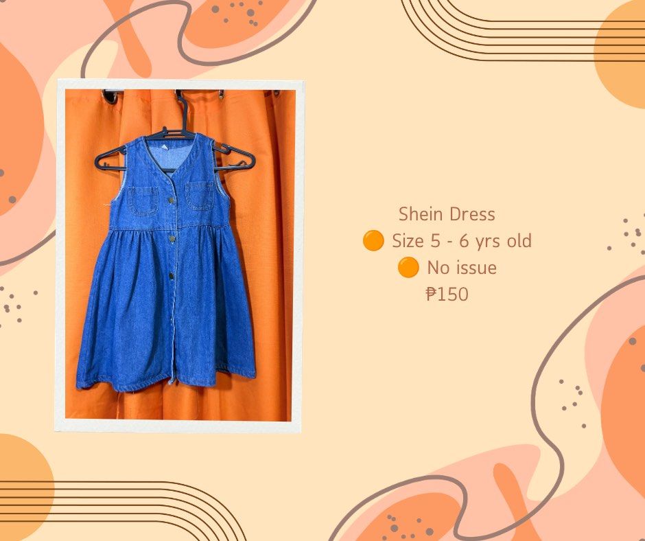 Shein dress (Category: Babies & Kids Fashion) located in Calamba. Submitted by young_kathhhhh (Listing ID 1467913150, Image 1). Description: .