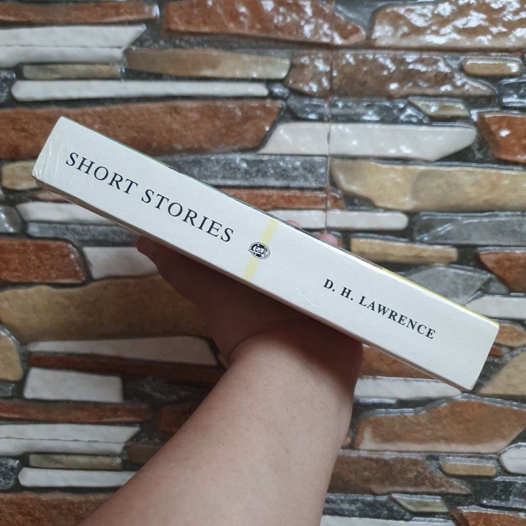 Short Stories by D. H. Lawrence Everyman Paperback (Category: Storybooks) located in San Pedro. Submitted by rainyydayy (Listing ID 1467937372, Image 3). Description: - Title: Short Stories by D. H. Lawrence - Editor/Introduction: Stephen Gill - Publisher: Everyman - Cover Art: 'Seated Woman, Granby Street' by Sickert - Format: Paperback - Condition: Clean, intact spine with natural yellowing of pages due to age - ISBN: 0-460-87127-7.
