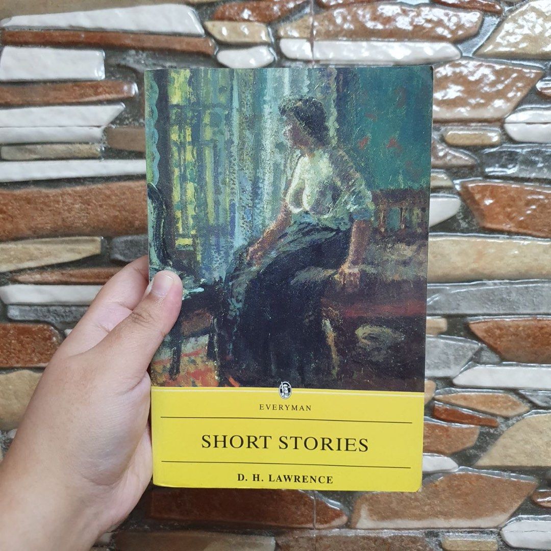 Short Stories by D. H. Lawrence Everyman Paperback (Category: Storybooks) located in San Pedro. Submitted by rainyydayy (Listing ID 1467937372, Image 1). Description: - Title: Short Stories by D. H. Lawrence - Editor/Introduction: Stephen Gill - Publisher: Everyman - Cover Art: 'Seated Woman, Granby Street' by Sickert - Format: Paperback - Condition: Clean, intact spine with natural yellowing of pages due to age - ISBN: 0-460-87127-7.