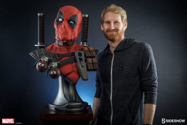 Sideshow Collectibles Deadpool Life-Size Bust Marvel (Category: Figurines & Statues) located in Manila. Submitted by jakihanma06 (Listing ID 1467961132, Image 1). Description: - Authentic Sideshow Collectibles Marvel Deadpool life-size bust - Highly detailed textured red mask with classic black eye patches - Includes iconic accessories: katana hilt on back, ammo pouches, strap details, and dual chest grenades - Comes complete with original custom