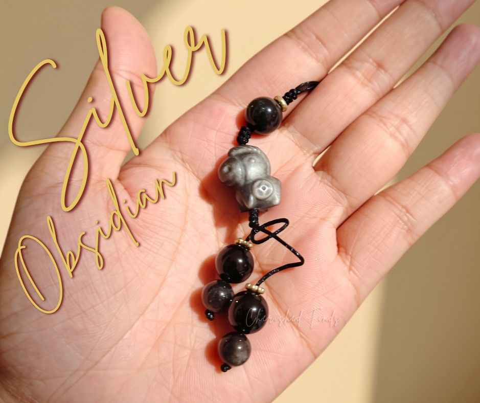 Silver Obsidian Carved Charm (Category: Charms) located in Caloocan City. Submitted by cherishedfinds (Listing ID 1467863149, Image 1). Description: - Natural silver obsidian charm - Year of horse (Jan 21, 1966 to Feb 8, 1967) - Also applies: Feb 17, 2026 to Feb 5, 2027 - BARGAIN PRICE ALREADY - Spend 500, get a freebie 🎁 You may add items from my other listings 💯 - Note: Minimum spend of ₱300 is required for ship out of your purchase 🫶🏻.