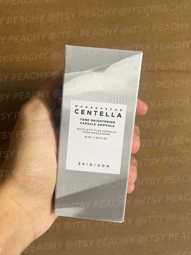 SKIN1004 Centella Brightening Ampoule 50ml (Category: Face Care) located in Paranaque City. Submitted by itsypeachyyy (Listing ID 1467923070, Image 1). Description: 🌸 Brand New/ Sealed/ Authentic 🌸 with freebies (sachet) 🌸 Mode of Payment: Maribank (preferably) or GCash 🌸 Mode of Delivery: J&T or Lalamove 🌸 Location: Metro Manila EXPIRY: 2028-2029.