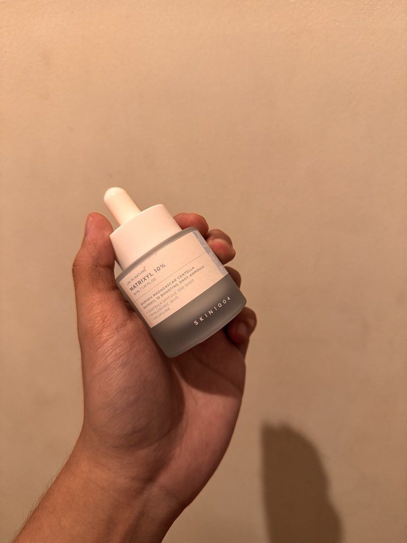 SKIN1004 Matrixyl 10% (Category: Face Care) located in Manila. Submitted by leey0ww (Listing ID 1467967106, Image 1). Description: - Product: SKIN1004 Madagascar Centella Matrixyl 10 Boosting Shot Ampoule - Volume: 30 ml - Condition: Brand new, NO BOX, authentic bought from korea - Expiration Date: June 21, 2028 .