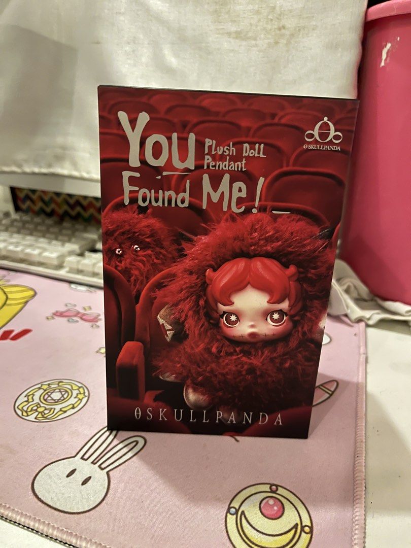 Skull Panda You Found Me (Category: Designer & Blind Box Toys) located in Manila. Submitted by dogbiteyn68241 (Listing ID 1467939823, Image 3). Description: Card Pull: Pranky Peanut Reason for selling: Emergency.