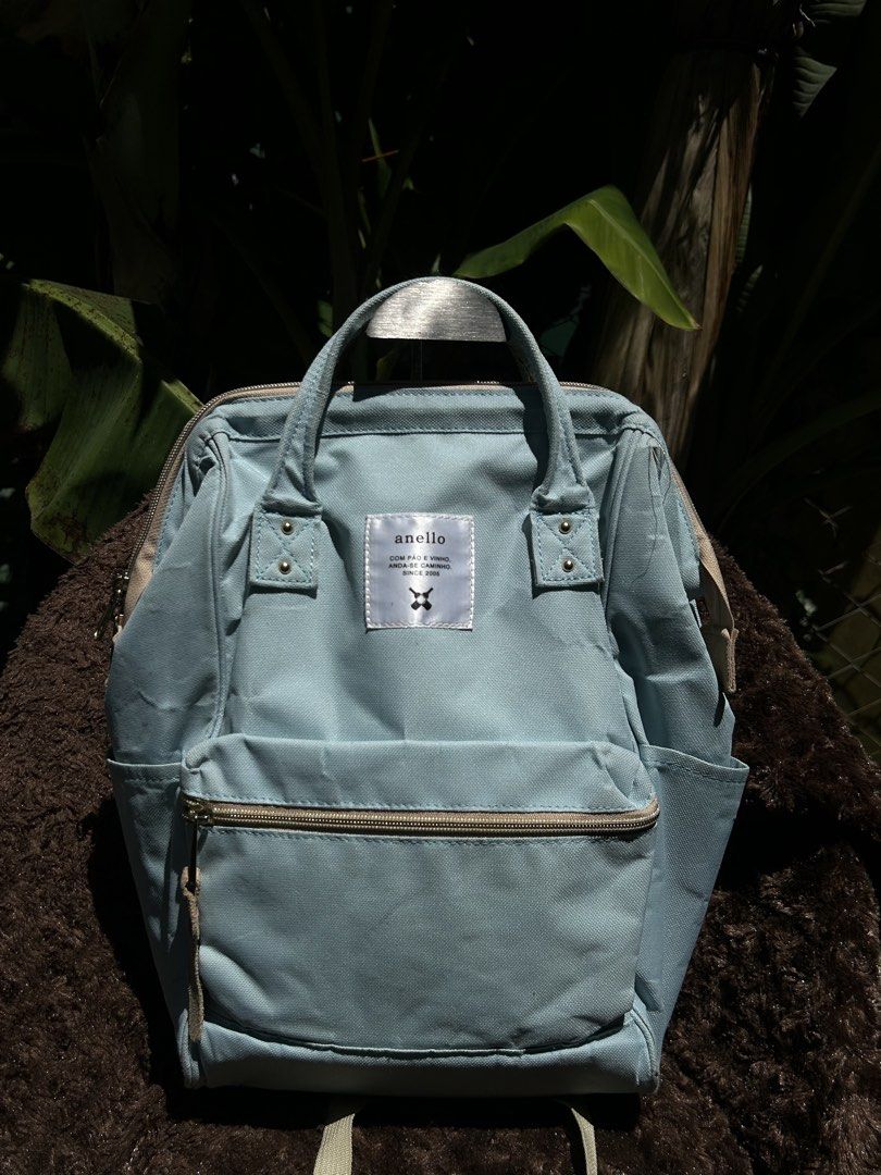 Sky Blue Anello Backpack (Category: Backpacks) located in Naga. Submitted by helloitsk20594 (Listing ID 1467979525, Image 2). Description: 𝘼𝙉𝙀𝙇𝙇𝙊 love the color!💙 🏷️ 𝙈𝙄𝙉𝙀: ₱800 𝑪𝒐𝒏𝒅𝒊𝒕𝒊𝒐𝒏: 8/10 condition 𝙄𝙨𝙨𝙪𝙚/𝙨: sign of use & need wash 𝘿𝙞𝙢𝙚𝙣𝙨𝙞𝙤𝙣𝙨: 15 x 15 inches ————𝗠𝗨𝗦𝗧 𝗥𝗘𝗔𝗗!———— 📌𝙋𝙡𝙚𝙖𝙨𝙚 𝙧𝙚𝙡𝙮 𝙤𝙣 𝙩𝙖𝙜𝙨 𝙤𝙧 𝙙𝙤 𝙮𝙤𝙪 𝙤𝙬𝙣 𝙧𝙚𝙨𝙚𝙖𝙧𝙘𝙝 📌𝘼𝙪𝙩𝙝𝙚𝙣𝙩𝙞𝙘𝙞𝙩𝙮 𝙣𝙤𝙩 𝙨𝙩𝙖𝙩𝙚