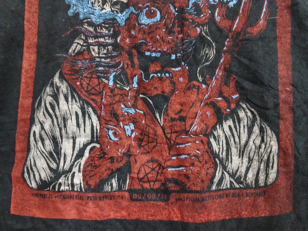 Slayer (Category: Tshirts & Polo Shirts ) located in Bacolod City. Submitted by squarer00ts (Listing ID 1468029281, Image 3). Description: Slayer Size on tag: Large Dimension: Width 21 × Length 28 ₱599 Location: Negros Occidental Bacolod City Dm me if you're interested.