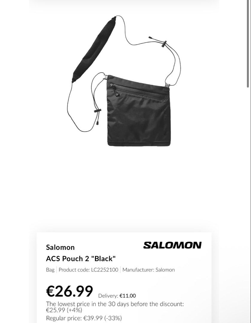 SOLOMON camping / outdoor Bag (Category: Cross-body Bags) located in Manila. Submitted by mamaansshop (Listing ID 1467969794, Image 3). Description: Like new condition need lng pagpagin. This is a gift from US.