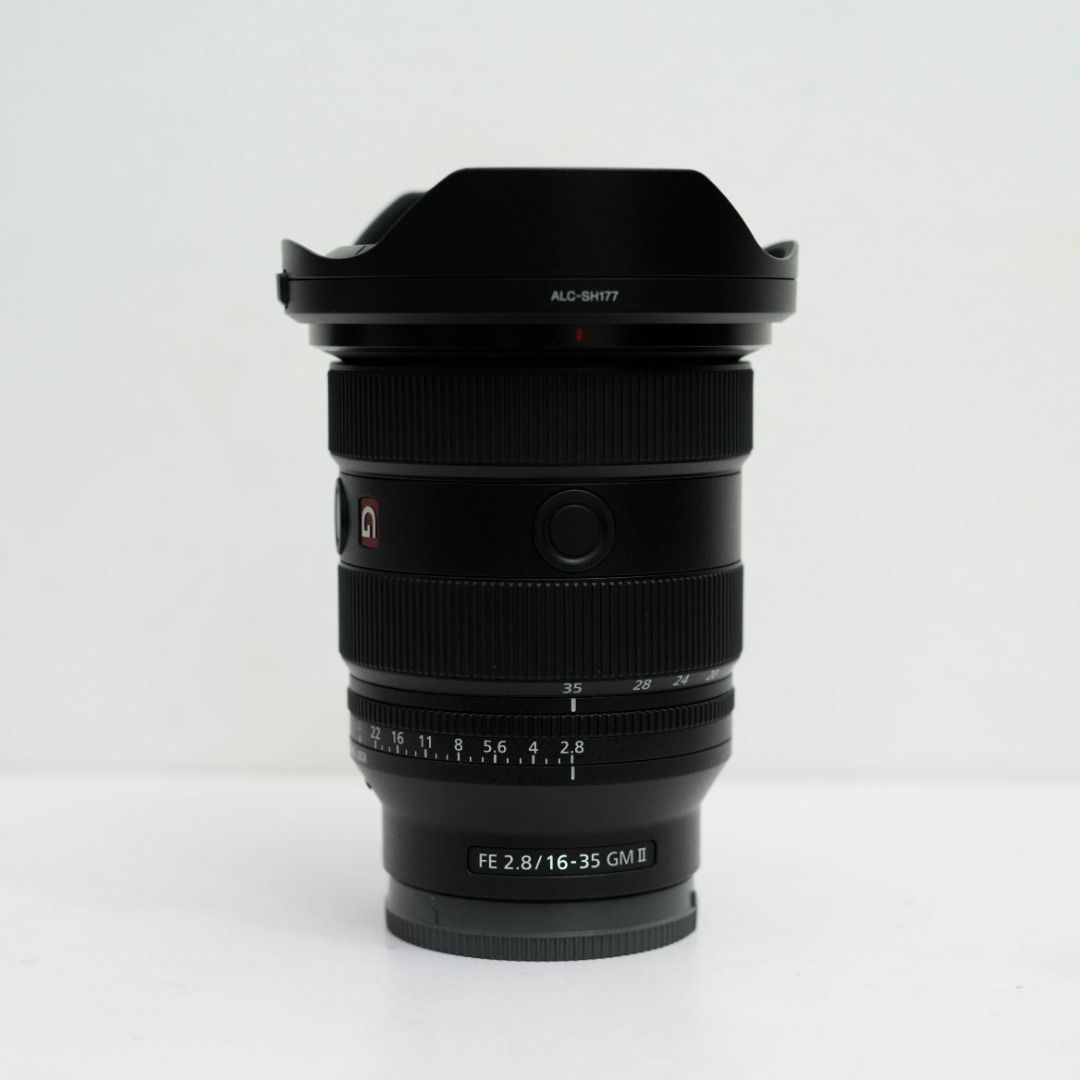 Sony 16-35mm f2.8 GMII (Category: Lens & Kits) located in Malabon City. Submitted by camcart (Listing ID 1467971643, Image 2). Description: ◈ Sony 16-35mm f2.8 GMII (Mark 2) Wide Lens for Sony Full Frame Camera ➠ Complete Inclusions: - Sony Front and Rear cap - Lens Hood - Sony Lens Pouch - Lens Box with Manuals ✅ Physical Condition: 9.5/10 (Mint Condition) ✅ Glass Condition : 10/10 (No Fungus or Dust) 💵 Price: 98,500 pesos only Date of Purchase