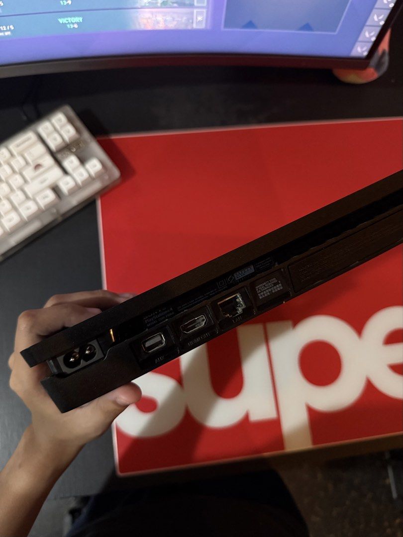 Sony PlayStation 4 Slim Console (Category: PlayStation) located in Manila. Submitted by aeaoooooooo (Listing ID 1468000073, Image 2). Description: Kakalinis lang na ps4 haha. 500gb RFS: Need money for gf's gift😅 + di na rin nagagamit talaga ISSUE: Wala na box natapon na, matagal tagal na rin yung ps4 samin di lang talaga nagagamit masyado. Super responsive pa, di na inuupdate yung software para pag gusto niyo i-jailbreak, pwede pa. Sama ko na yu