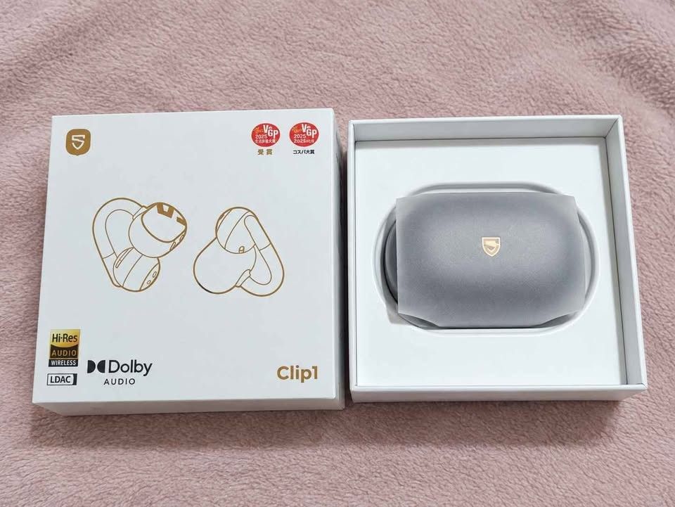 SOUNDPEATS Clip1 Open Ear Wireless Earbuds (Category: Earphones) located in Manila. Submitted by santlslma (Listing ID 1467953676, Image 1). Description: - DM to inquire for meetups - Condition: Used, like new - Audio Quality: -Res Audio Wireless with LDAC and Dolby Audio support - Design: Comfortable open-ear design keeps you aware of your surroundings - Recognition: Multiple VGP 2025 awards winner - Inclusions: Complete with charging case and f