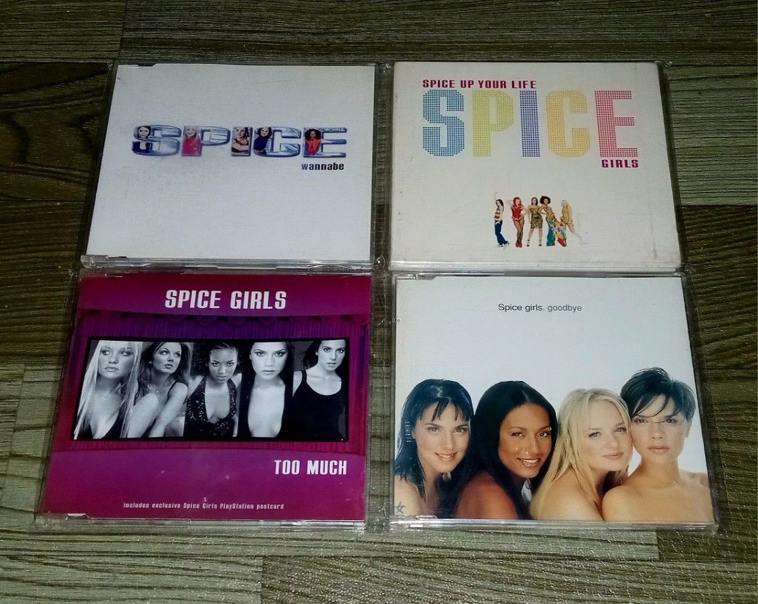 SPICE GIRLS CD SINGLE (Category: CDs & DVDs) located in Talavera. Submitted by thalifan46 (Listing ID 1467848223, Image 1). Description: SPICE GIRLS CD SINGLE 500 - WANNABE (3 TRACKS) HOLLAND 500 - SPICE UP YOUR LIFE (3 TRACKS) 500 - TOO MUCH (3 TRACKS) UK 500 - GOODBYE (3 TRACKS) EU NOTE : WAG NA LANG MAG MESSAGE KUNG HINDI NAMAN INTERESADO SA ITEM AT HANAP LANG AY KAKWENTUHAN.. WHAT YOU SEE IS WHAT YOU GET 100% ORIGINAL AUTHENTIC.. MOP : GCASH 