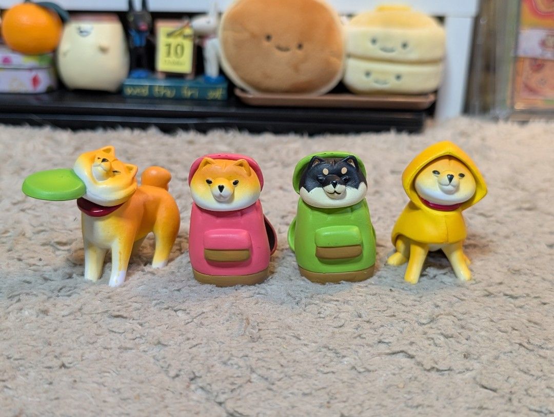 Stasto Shiba Sanpo Figures (Category: Figurines & Statues) located in San Pedro. Submitted by eurisilvers (Listing ID 1467973892, Image 1). Description: ₱100 each or take all for ₱350 ⭐ — shipping is via J&T Express — mop: gcash, maya, bank transfer — location: san pedro city, laguna.