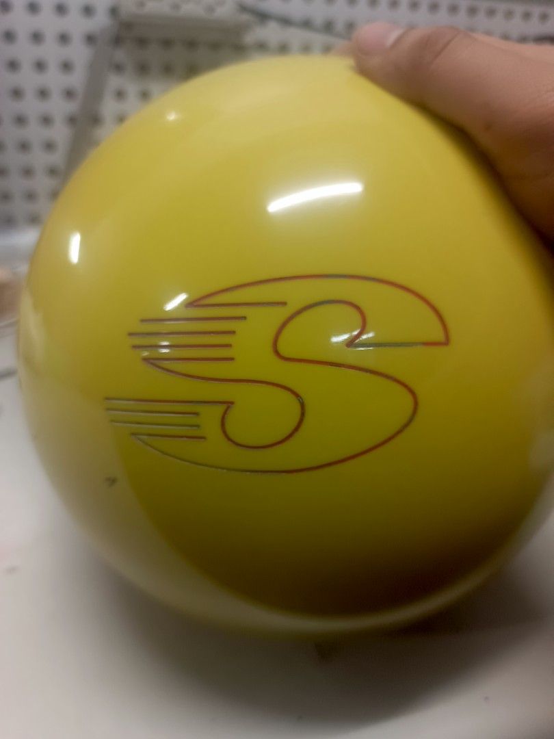 Storm Sun Storm Limited Edition Bowling Ball (Category: Billiards and Bowling) located in Quezon City. Submitted by kysler24 (Listing ID 1467978204, Image 3). Description: - Model: Limited Edition Storm Sun Storm bowling ball - Color: Bright yellow with classic Sun Storm graphics and lightning bolt logo - Accessories: Pre-drilled with pink finger inserts - Condition: Ready for the lanes - Perfect for: League play, spare arsenal, or retro collecti