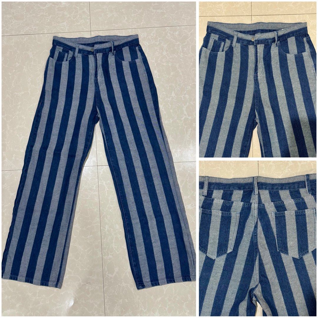 Stripes Denim Pants (size26-27) (Category: Jeans) located in Cavite. Submitted by gigi3175 (Listing ID 1467906052, Image 1). Description: .